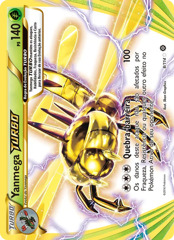 Carta Yanmega TURBO, nº 8 de Cerco de Vapor