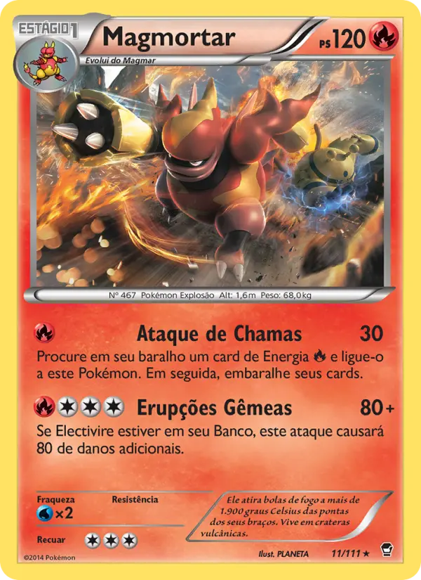 Carta Magmortar, nº 11 de Punhos Furiosos