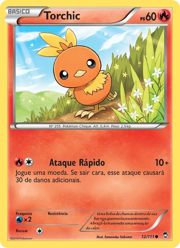 Carta Torchic, nº 12 de Punhos Furiosos