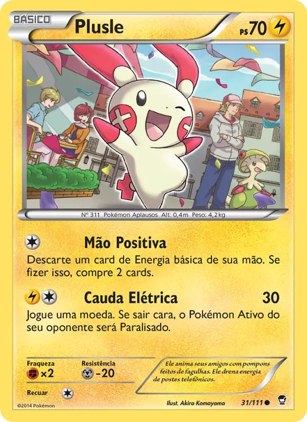 Carta Plusle, nº 31 de Punhos Furiosos