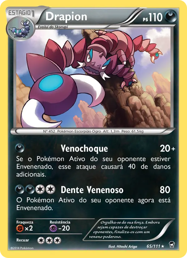 Carta Drapion, nº 65 de Punhos Furiosos
