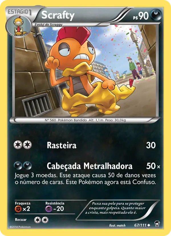 Carta Scrafty, nº 67 de Punhos Furiosos