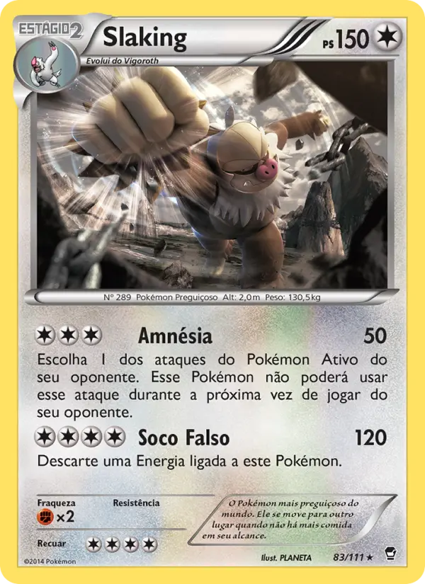 Carta Slaking, nº 83 de Punhos Furiosos