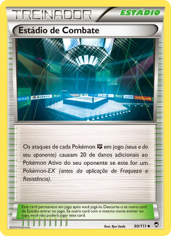 Carta Estádio de Combate, nº 90 de Punhos Furiosos