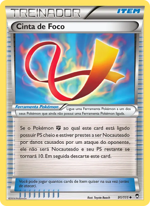 Carta Cinta de Foco, nº 91 de Punhos Furiosos